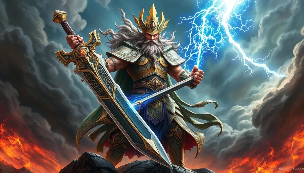 ejemplos de prompts dioses guerreros mitológicos