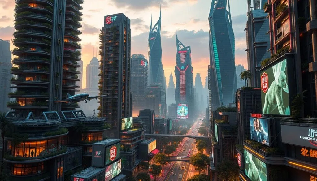 ejemplos de prompts paisajes urbanos IA