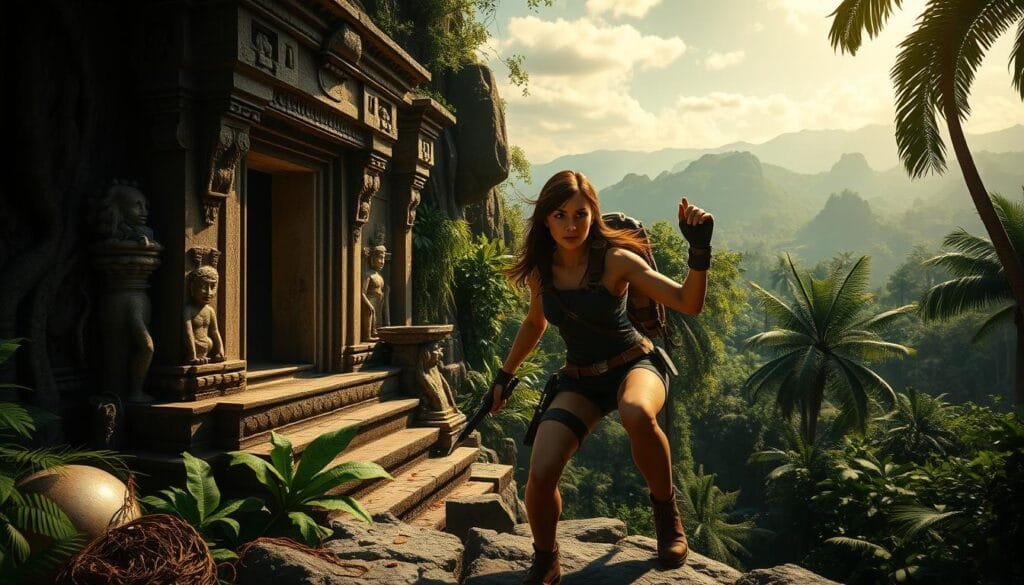 ejemplos de prompts para Lara Croft
