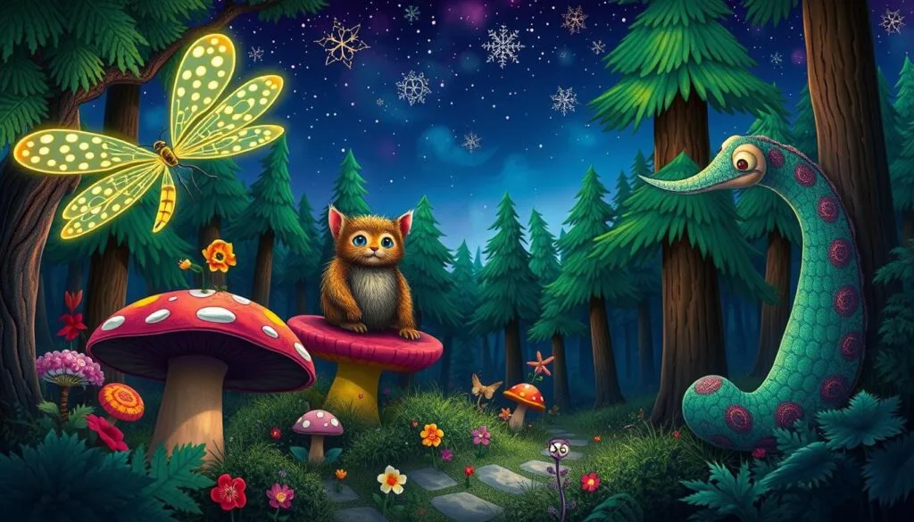 ejemplos de prompts para criaturas fantásticas