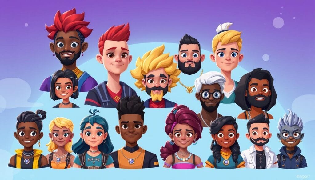 ejemplos de prompts para diseño de avatares