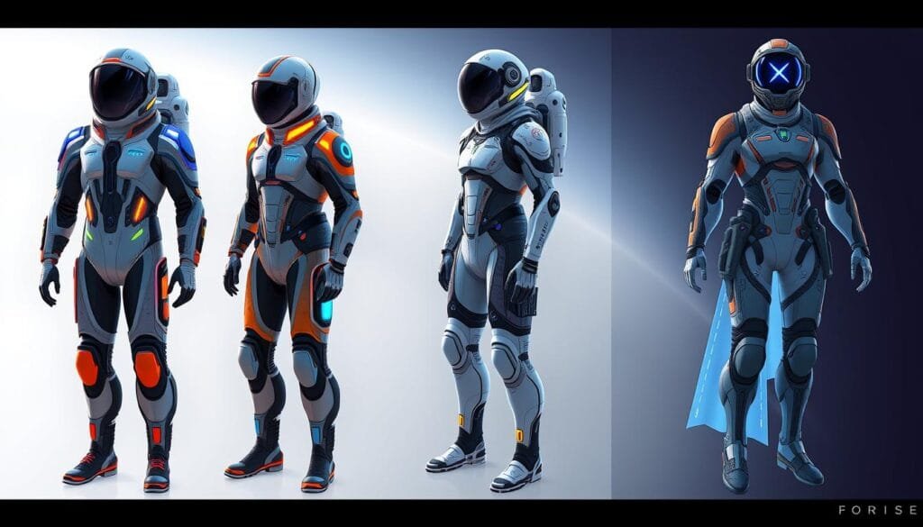 ejemplos de prompts para la creación de trajes espaciales con IA ejemplos de prompts para la creación de trajes espaciales con IA