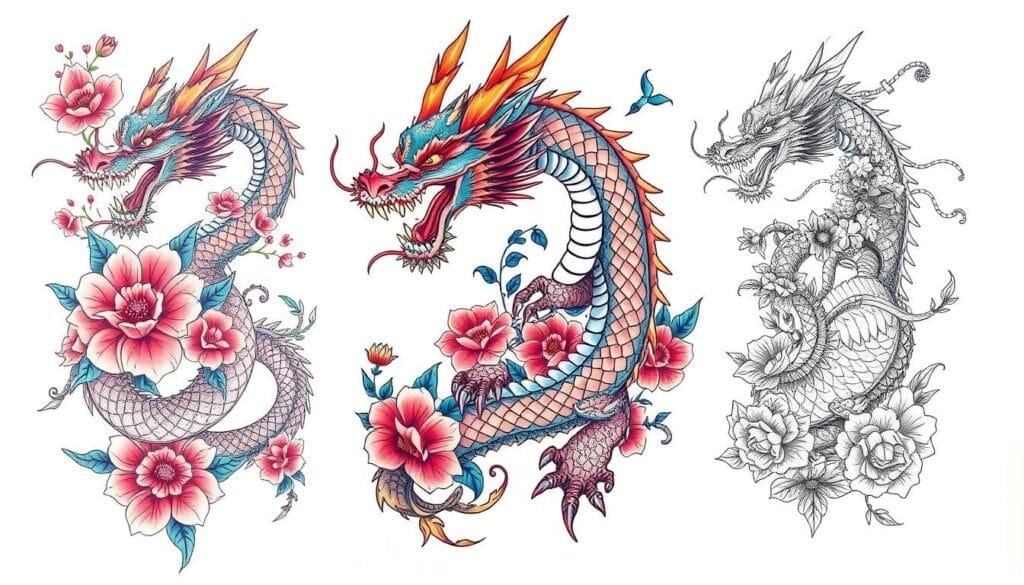 ejemplos de tatuajes de dragones exitosos