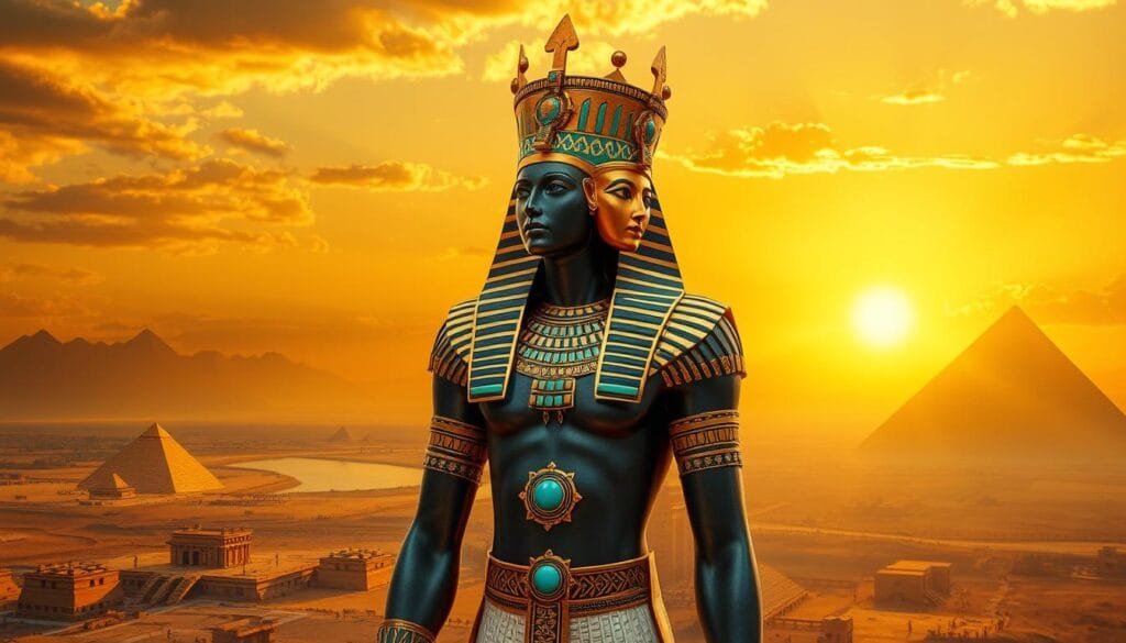 elementos clave en la representación artística de dioses egipcios