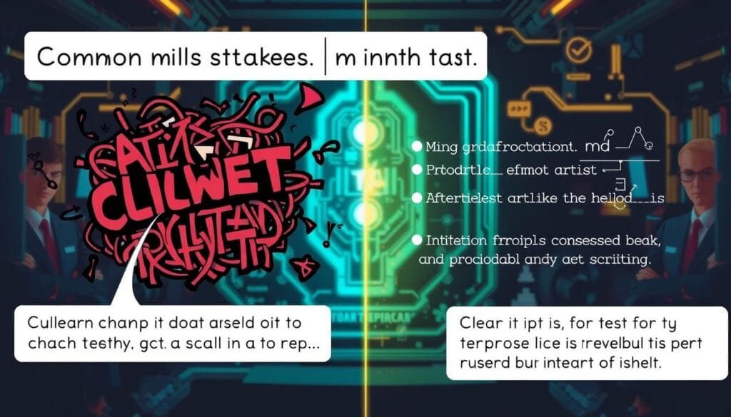 errores comunes en la escritura de prompts