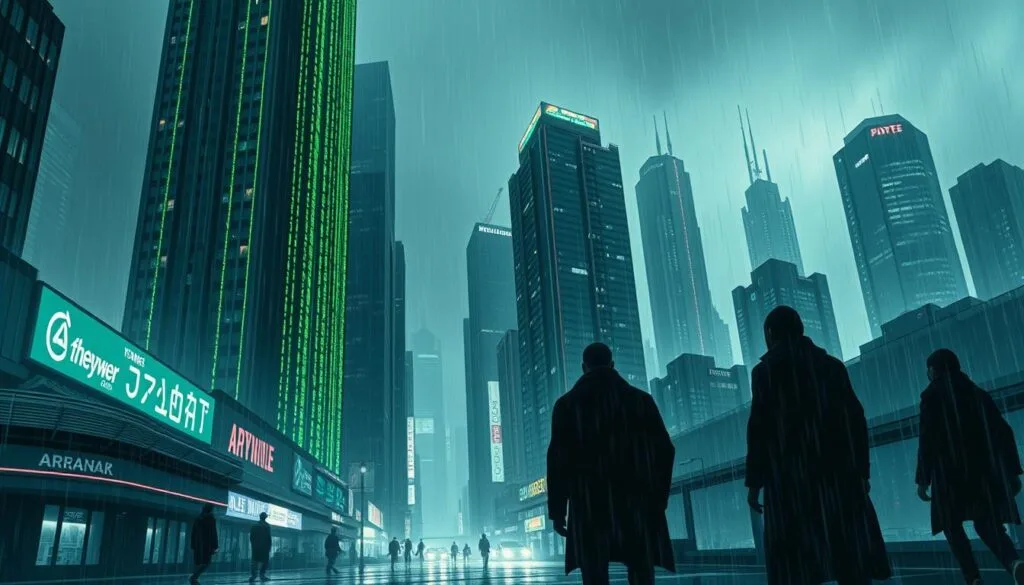 estética de The Matrix