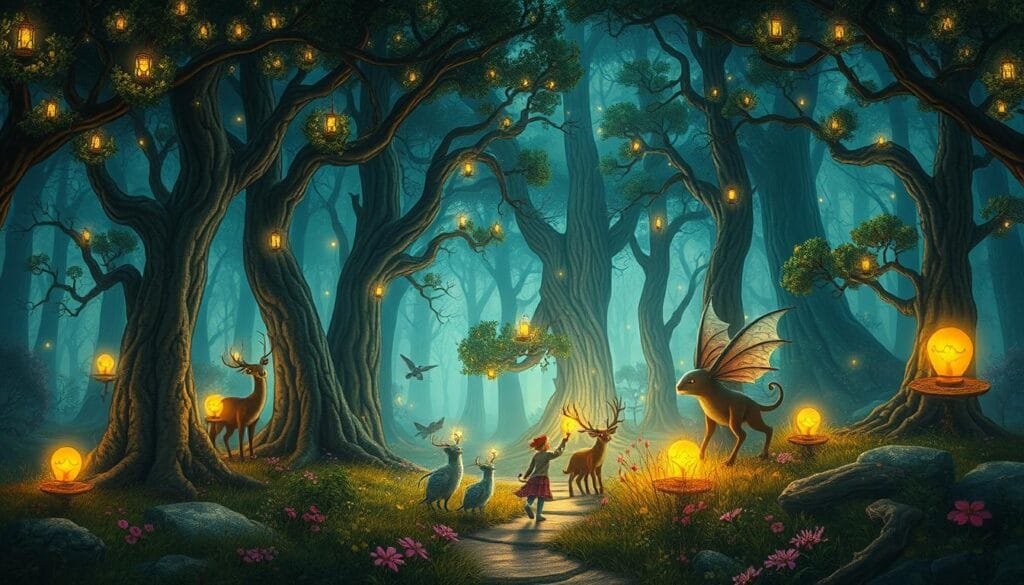 estilo visual en ilustraciones de cuentos de hadas estilo visual en ilustraciones de cuentos de hadas