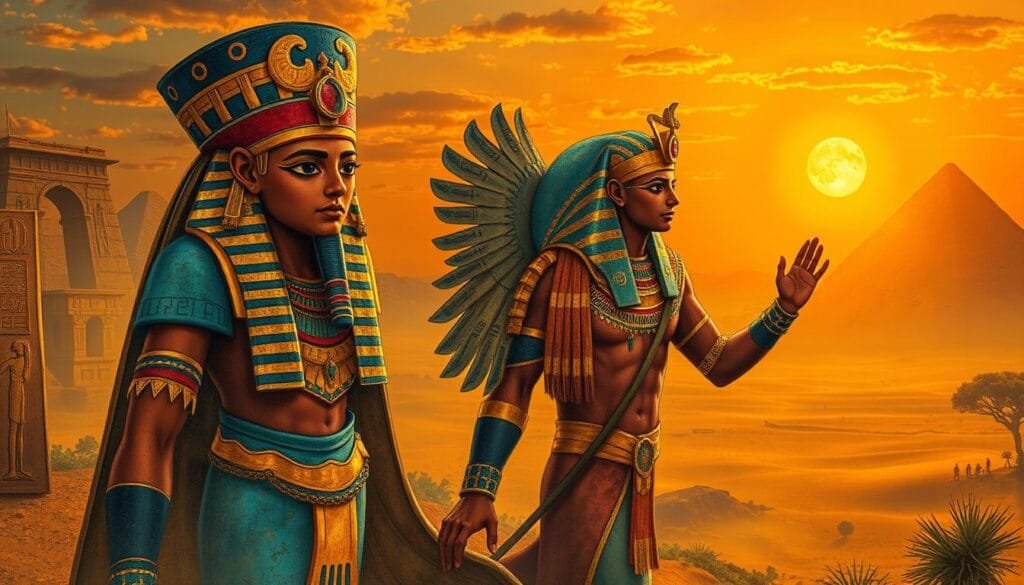 estilos artísticos en la representación de dioses egipcios