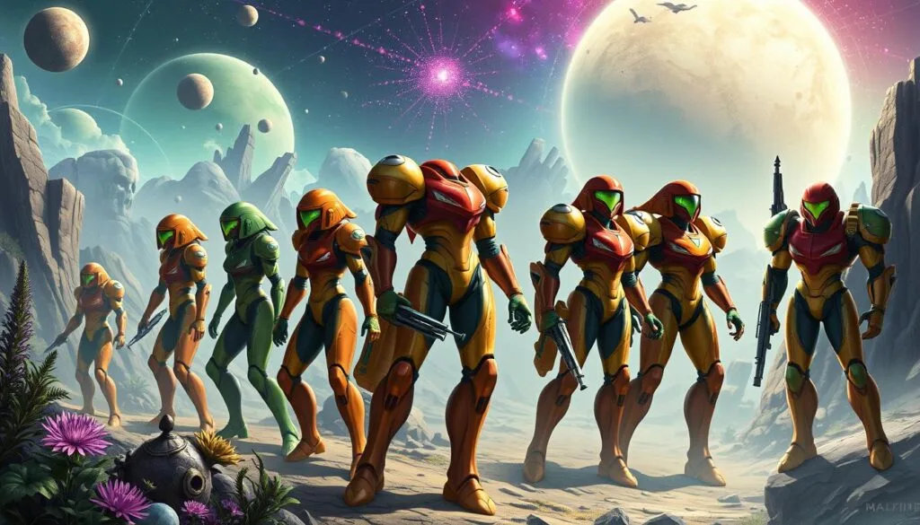 evolución de Samus