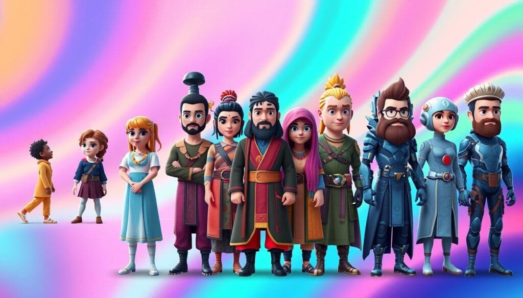 evolución de avatares