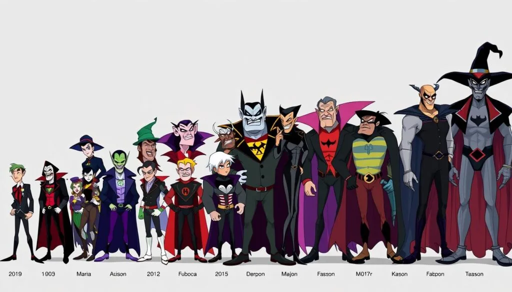evolución de diseño de villanos en IA evolución de diseño de villanos en IA