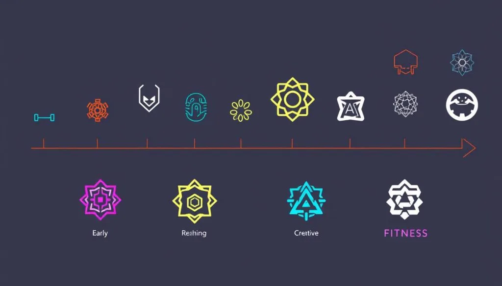evolución de la IA en el diseño de logotipos