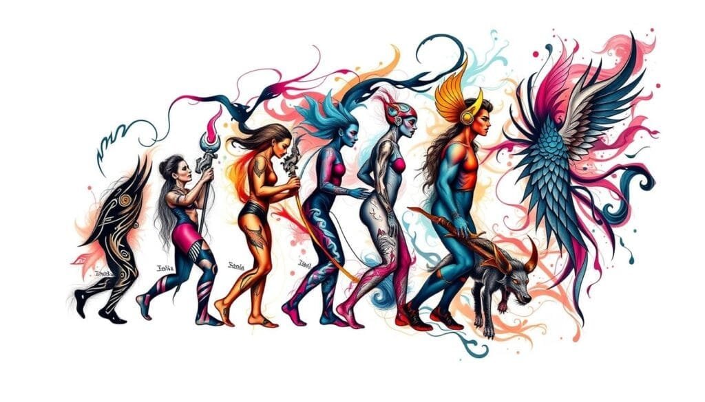 evolución del arte del tatuaje evolución del arte del tatuaje