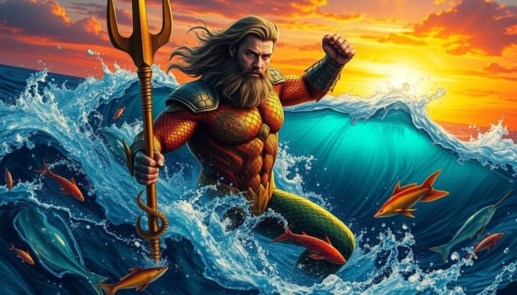 generación de imágenes de Aquaman