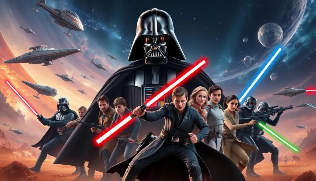 héroes y villanos en Star Wars héroes y villanos en Star Wars