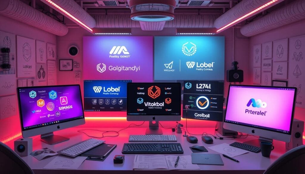 herramientas de IA en diseño de logotipos