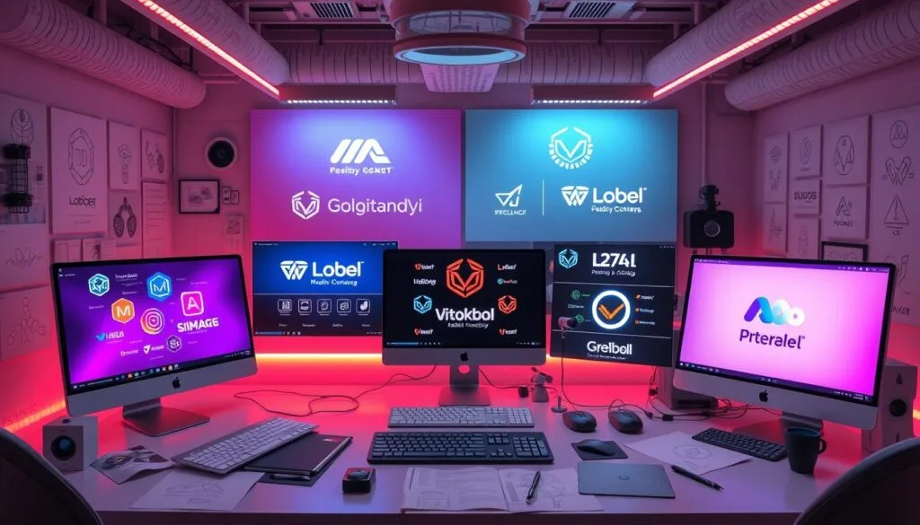 herramientas de IA en diseño de logotipos