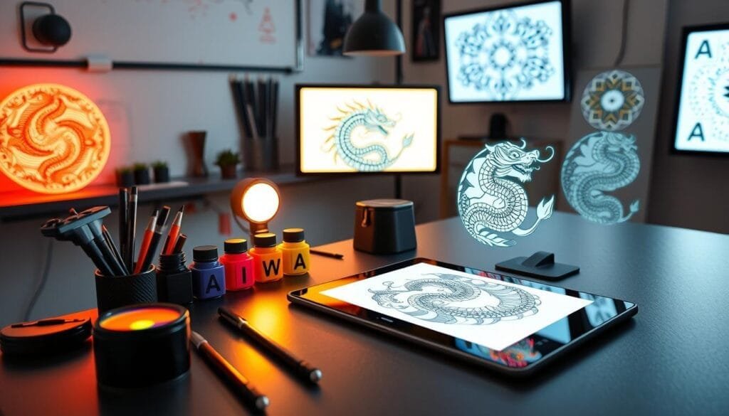 herramientas de IA para diseño de tatuajes