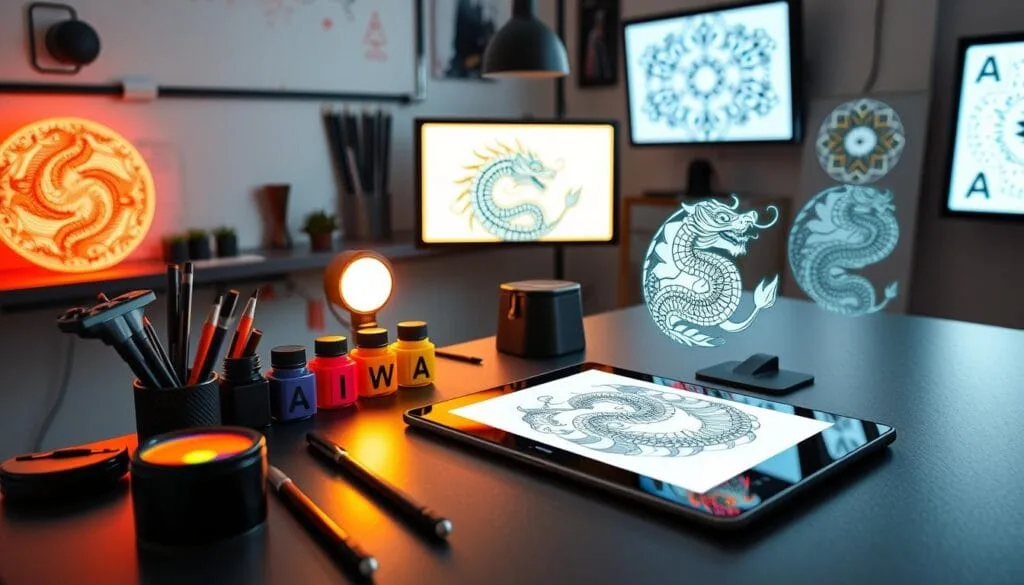 herramientas de IA para diseño de tatuajes