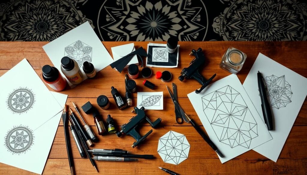 herramientas para crear tatuajes
