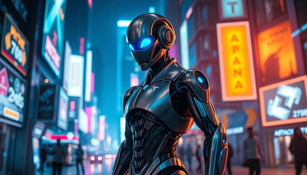 ilustraciones de androides