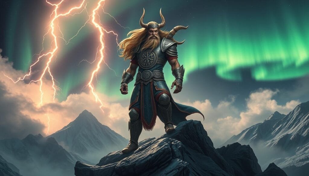 ilustraciones dioses nórdicos