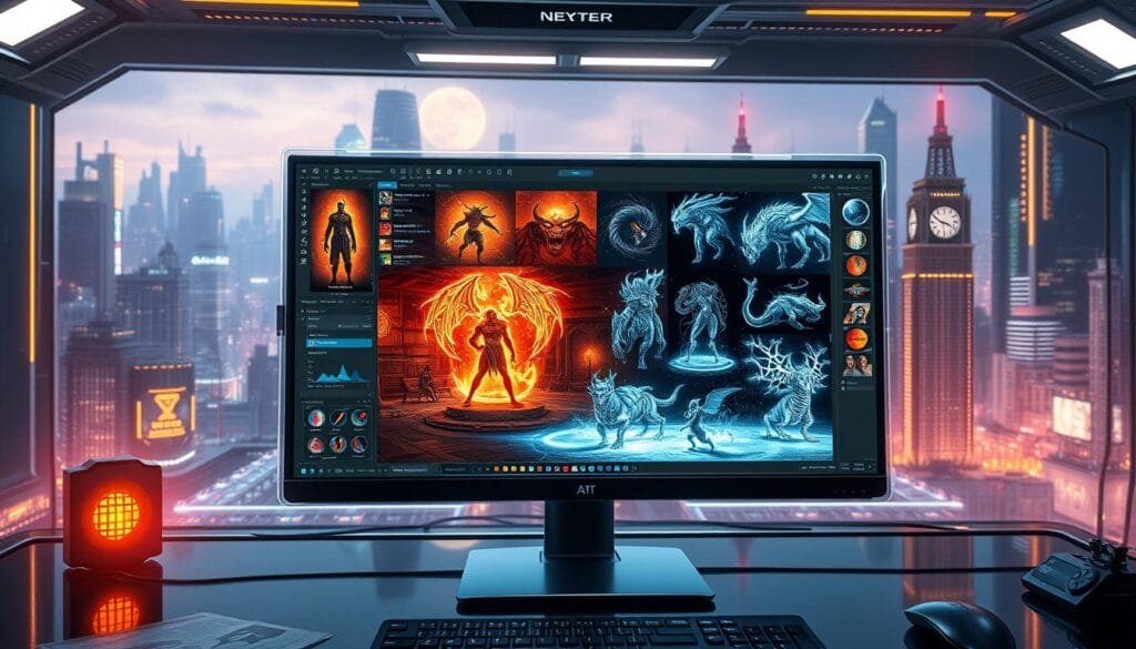 inteligencia artificial en la creación de personajes