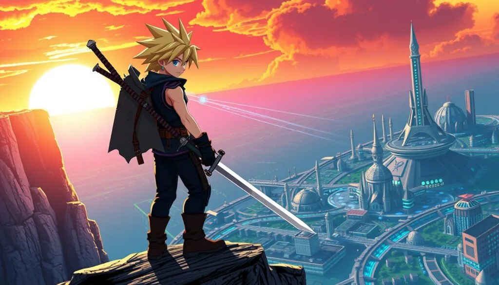 introducción generación de imágenes Cloud Strife Final Fantasy IA