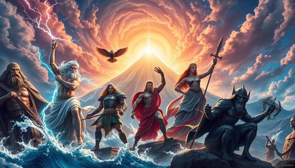 mejores prompts para ilustraciones mitológicas