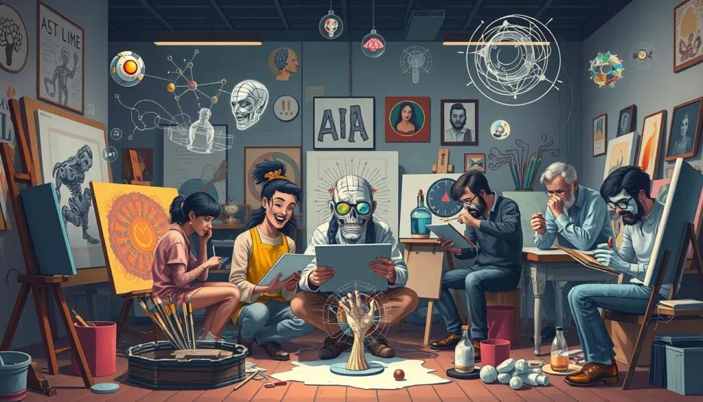 opiniones de artistas sobre IA en diseño