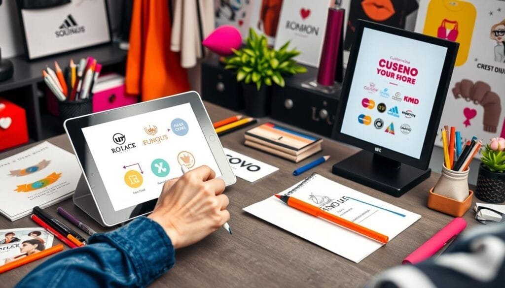 personalización de logotipos generados