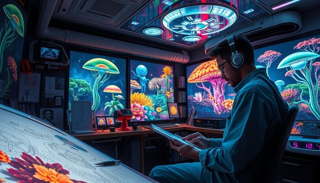 proceso creativo de ilustraciones con IA