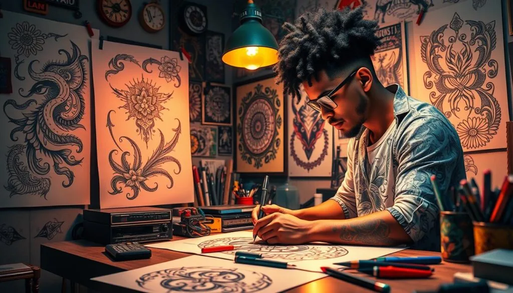 proceso creativo en el diseño de tatuajes