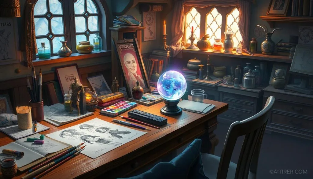 proceso de creación de personajes