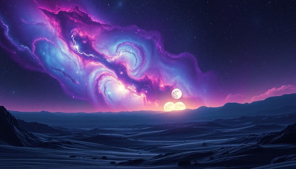 prompts de paisajes estelares