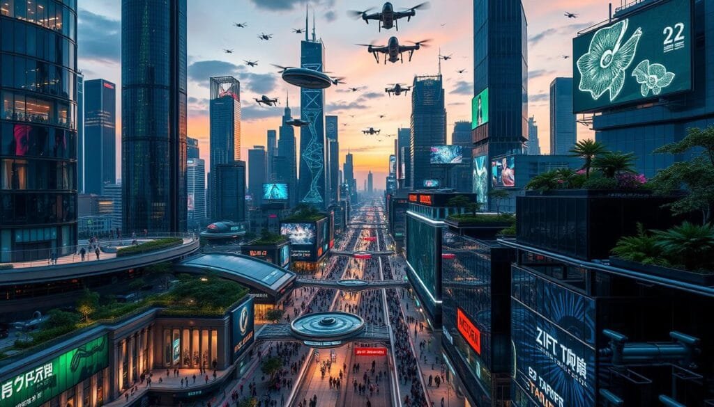 prompts efectivos para ilustraciones futuristas