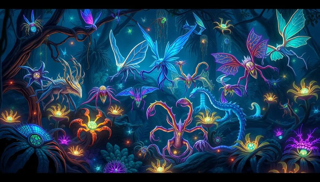 prompts ilustraciones especies fantásticas