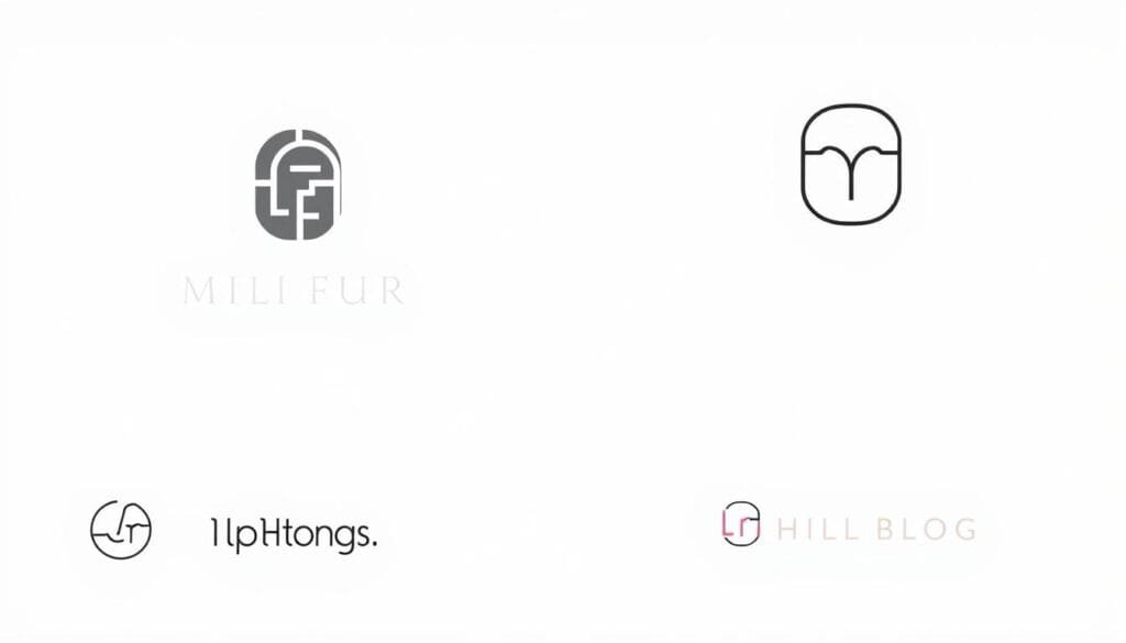 prompts minimalistas diseño de logotipos