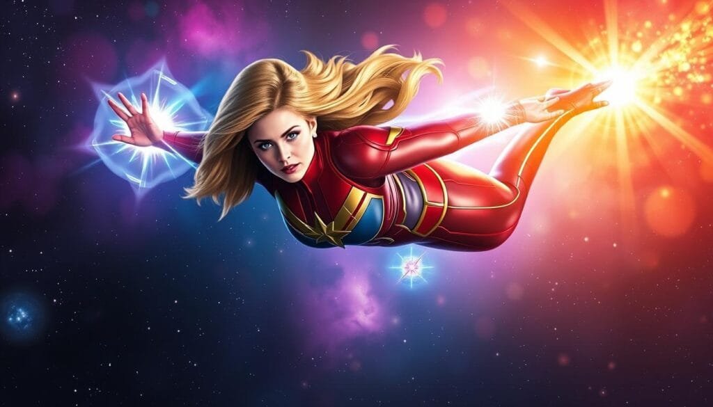 prompts para Captain Marvel