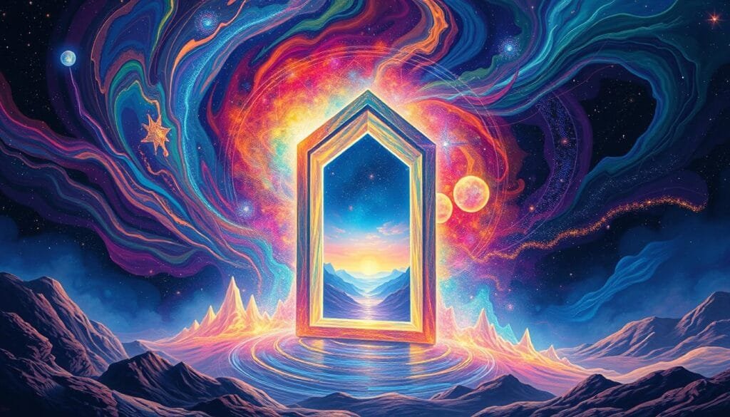 prompts para crear arte de portales dimensionales con ia