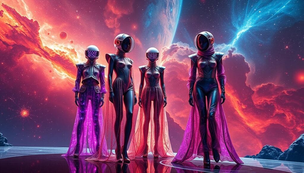 prompts para crear diseños de moda inspirados en el espacio con ia prompts para crear diseños de moda inspirados en el espacio con ia