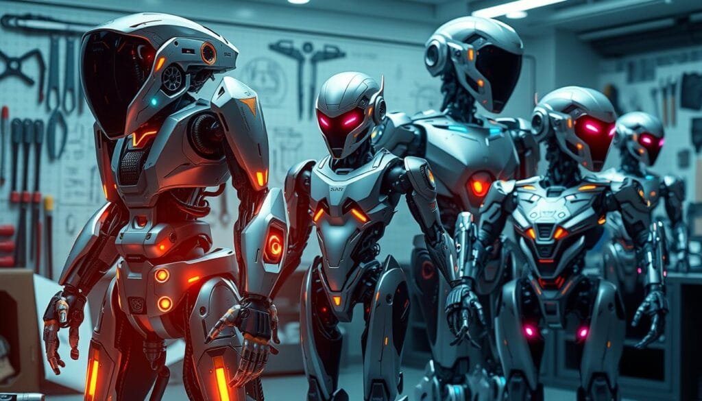 prompts para crear diseños de robots con ia