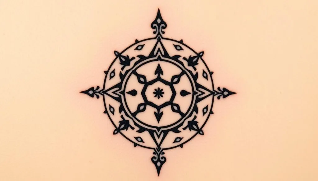 prompts para crear diseños de tatuajes de símbolos antiguos con ia