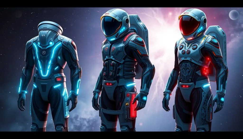 prompts para crear diseños de trajes espaciales con ia