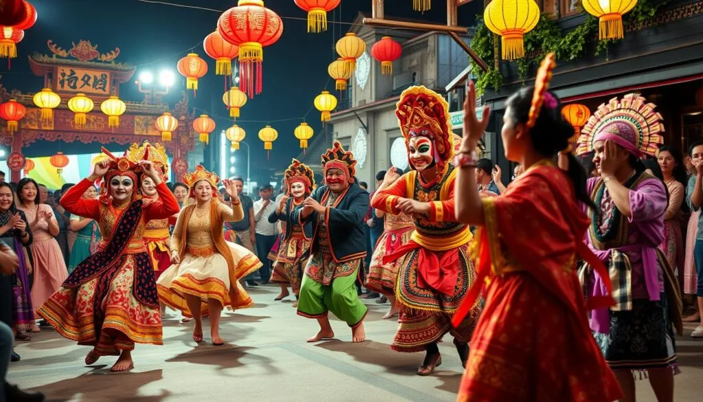 prompts para crear ilustraciones de festivales culturales con ia