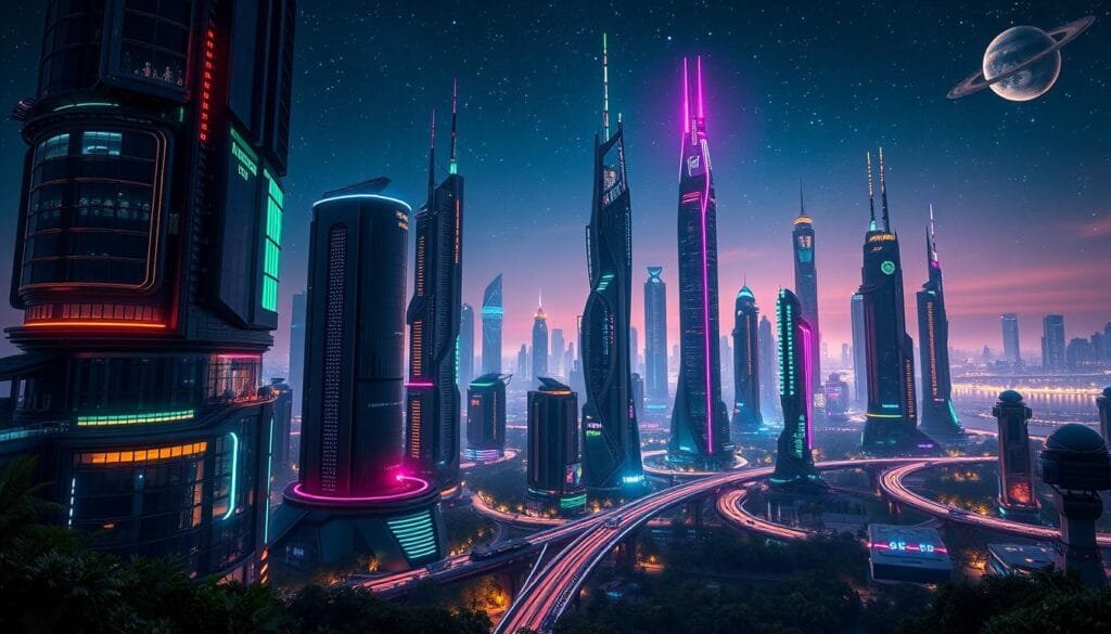 prompts para crear ilustraciones de historias de ciencia ficción con ia