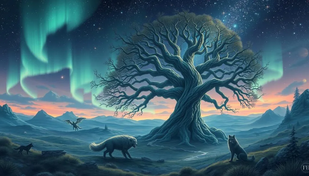 prompts para crear ilustraciones de mitología nórdica con ia
