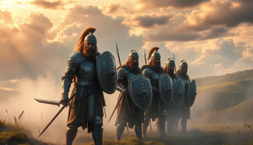 prompts para crear imagen de guerreros medievales con ia