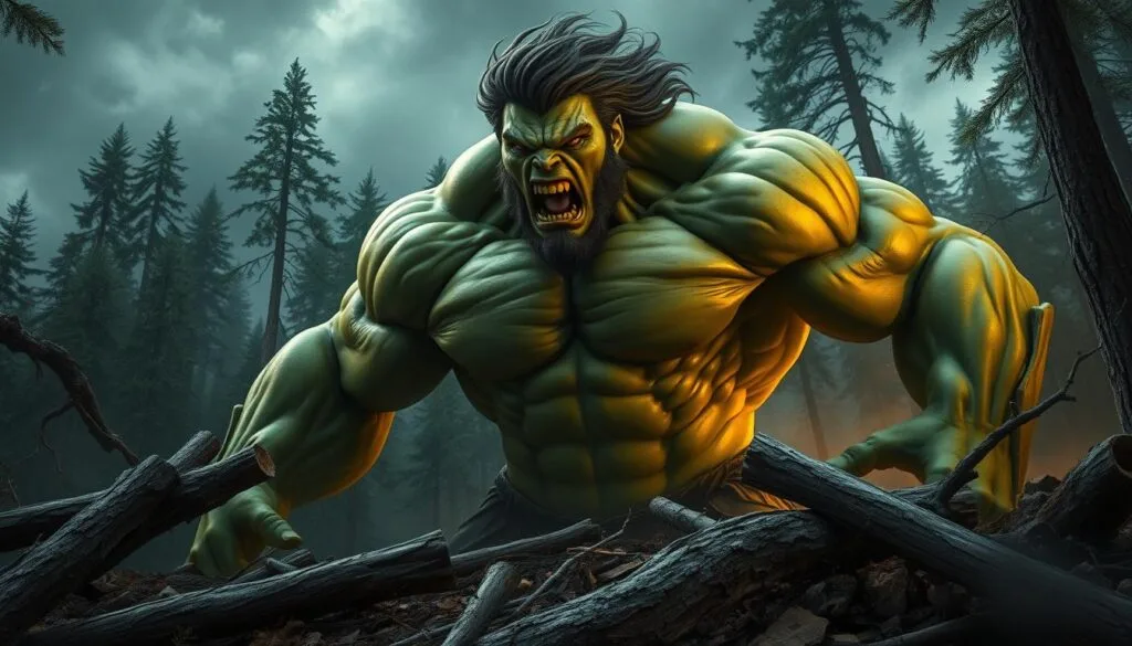 prompts para crear imagen de personajes de Hulk con ia