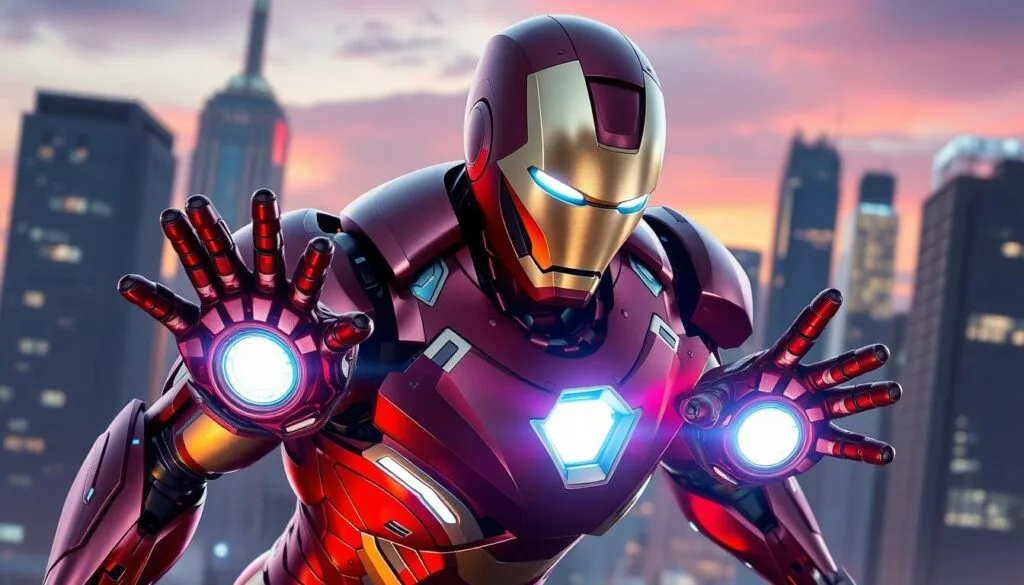 prompts para crear imagen de personajes de Iron Man con ia